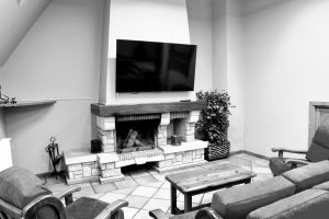 sala común chimenea